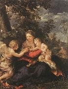 Pietro da Cortona Holy Family Resting on the Flight to Egypt France oil painting artist